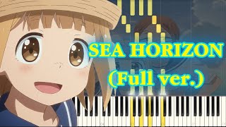 Houkago Teibou Nisshi OP  SEA HORIZON Full ver Piano Arrangement [upl. by Augustine896]