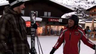 Matt Caroll  Learn skiing in ObergurglHochgurgl [upl. by Ebbarta]