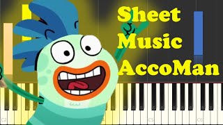 Fish Hooks Theme Song Piano Sheet Music [upl. by Hoseia]