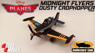 Mattel Disney Planes Midnight Flyers Dusty Crophopper Super Chase Propwash Junction WATG Racer [upl. by Lexine704]