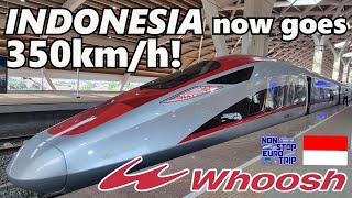 The Only BULLET TRAIN in Southeast Asia Whoosh Indonesia Review [upl. by Ilyah]