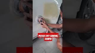 Dry Sanding Dempuldempulmobil bodyrepair amplas mesin dry sanding [upl. by Esinert572]