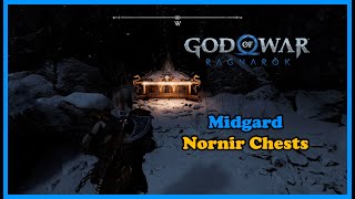 God Of War Ragnarök Midgard Nornir Chests Full Belly 🏆 [upl. by Nay156]