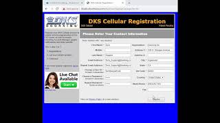 DKS  Remote Account Manager Software Cellular Registration [upl. by Tterrej]