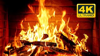 🔥 Cozy Fireplace 4K 12 HOURS Fireplace with Crackling Fire Sounds Fireplace Burning 4K [upl. by Kcirttap864]