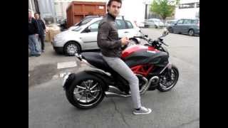 HP Corse Hydroform quotFactoryquot for Ducati Diavel first start [upl. by Naols102]