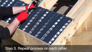 Roll Out Rafter Tray Installation [upl. by Anigar]