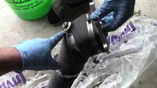 Wrapping a Downpipe  Part 1 [upl. by Etezzil130]