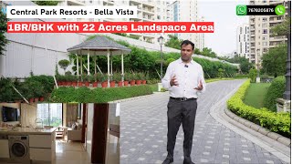 CENTRAL PARK RESORTS BELLAVISTA GURGAON  1BRBHK with 22 Acres Landspace Area [upl. by Acirt517]