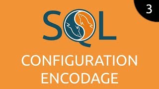 SQL 3  configuration encodage [upl. by Dareg]