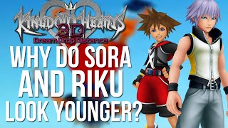 Why do Sora and Riku Look Younger In Dream Drop Distance Quick Lore [upl. by Euqinu36]