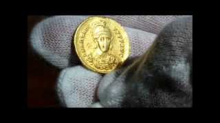 383395 AD Gold solidus of Eastern Roman Emperor Arcadius [upl. by Jilli785]