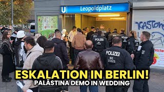 Arabische Demo eskaliert komplett 😱🔥 Berlin Wedding [upl. by Sonya]