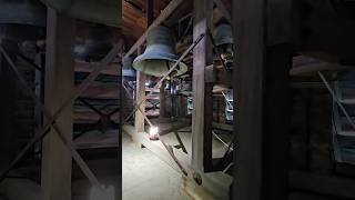 Renovated 100 year old Meneely bell chime bells churchbells carillon restoration fyp [upl. by Suixela]