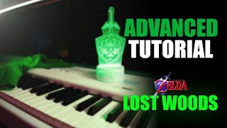 How to Play Lost Woods Sarias Song from Zelda on Piano  StepbyStep Tutorial [upl. by Aimit]