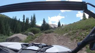 Italian Creek to American Flag Mountain from Road 742  Taylor Park Colorado  Full Trail [upl. by Burchett105]