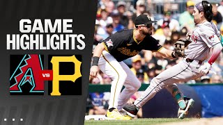 Dbacks vs Pirates Game Highlights 8424  MLB Highlights [upl. by Naegem589]