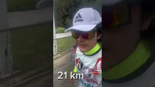 Nuestros primeros 21 km marathontraining mediomaraton runner running maratonentrenamiento [upl. by Basham]