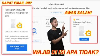 Tentang Hubungkan Situs Anda ke Adsense Wajib di Isi apa Tidak Untuk Youtuber Pemula [upl. by Hyacinthe950]