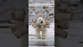 An old sailor saves a trapped bear cleans the ocean and proves kindness heals all polarbear [upl. by Cristabel]