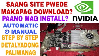 PAANO MAG DOWNLOAD AT MAG INSTALL NG VIDEO CARD DRIVER AUTOMATIC and MANUAL INSTALLUPDATE [upl. by Enelehs]