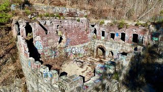 Exploring the ABANDONED Livermore Falls Mill Ruins Campton NH [upl. by Akenahs]