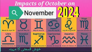 October  November 2024 l Urdu  Hindi l Horoscope [upl. by Hailee205]