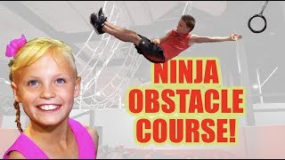 NInja Vs NInja Obstacle Course Ninja Kidz TV [upl. by Etteval516]