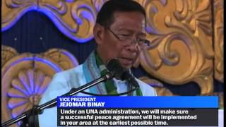 Bribery during polls Binay advises people to keep money [upl. by Ahsinauq]