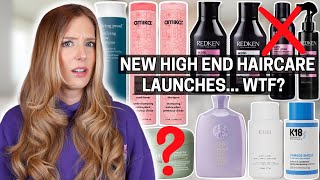 I Tried All the New High End Haircare Launches WTF is going on [upl. by Tiertza270]