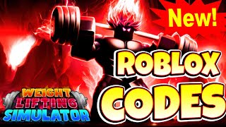 Weight Lifting Simulator Roblox GAME ALL SECRET CODES ALL WORKING CODES [upl. by Othilia]