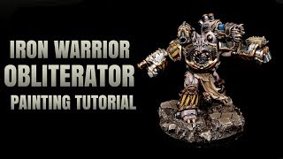 Iron Warrior Obliterator Painting Tutorial [upl. by Weissman]