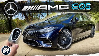 Full Review MercedesAMG EQS  An Insane EV Luxury Sports Sedan [upl. by Knut263]