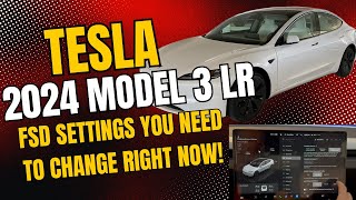 Tesla Full Self Driving  FSD Settings You Need To Change Right Now [upl. by Thecla]