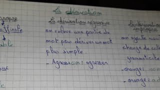 la dérivation lexicologie S3 partie 1 👍 [upl. by Llerret534]