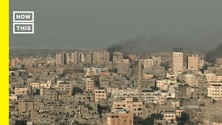 View of Gaza Amid IsraelGaza War 101223 [upl. by Jaela74]