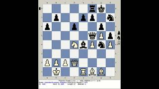 Popovic Dusan vs Jotic Vladimir  Subotica Economy Chess 2002 Serbia [upl. by Yartnoed]