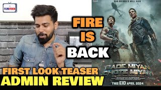 Bade Miyan Chote Miyan Teaser REVIEW  Ravi Gupta REACTION  Akshay Kumar Tiger Shroff Prithviraj [upl. by Eilarol]