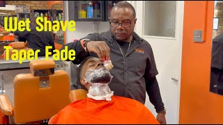 How to Taper Fade Perfectly with Jamaican Barber  Extreme Kutz  Beard ASMR [upl. by Auhsohey600]