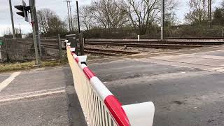 Tallington Level Crossing  Lincolnshire 30012024 [upl. by Fagin]