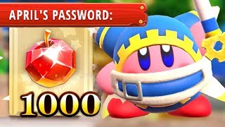 Super Kirby Clash April Password Free Gem Apples [upl. by Enoek]