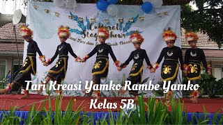 Tari Kreasi Yamko Rambe Yamko  Cultural Stage Shows SD IGS Malang [upl. by Miller399]