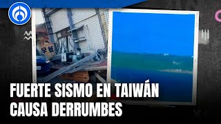 Sismo de 74 grados sacude Taiwán hay alerta de tsunami en Japón [upl. by Carry535]