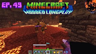 Raiding a Piglin Manor In The Nether  Relaxing Modded Minecraft Longplay [upl. by Aisyle]