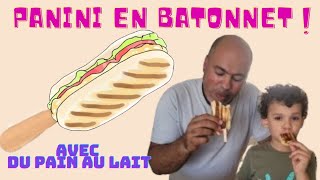 recette facile de panini en bâtonnet avec du pain au lait [upl. by Aelanna852]