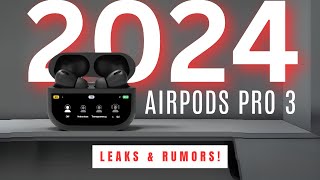 AIRPODS PRO 3 RELEASING NEXT WEEK  NEW 2024 AIRPODS PRO 3 LEAKED [upl. by Bertold]