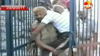 Firing in Kapurthala Jail on MH1 NEWS CHANNEL Part  3 [upl. by Solomon380]