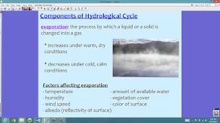 AICE Geo Physical 11 Hydrology Pt 1 [upl. by Miriam20]