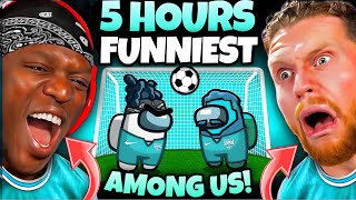 5 HOURS OF SIDEMEN AMONG US BEST VIDEOS [upl. by Otto]