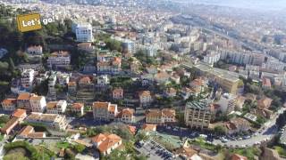 Nice Côte dAzur Parc dEstienne dOrves AirView Drone [upl. by Amilb]